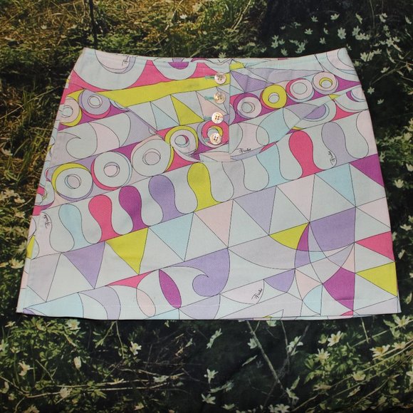 Emilio Pucci Dresses & Skirts - Emilio Pucci pastel printed mini skirt